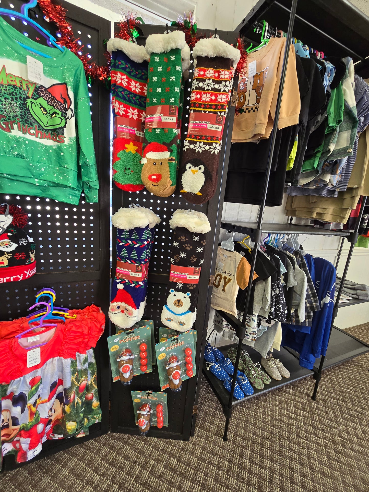 Adult christmas socks
