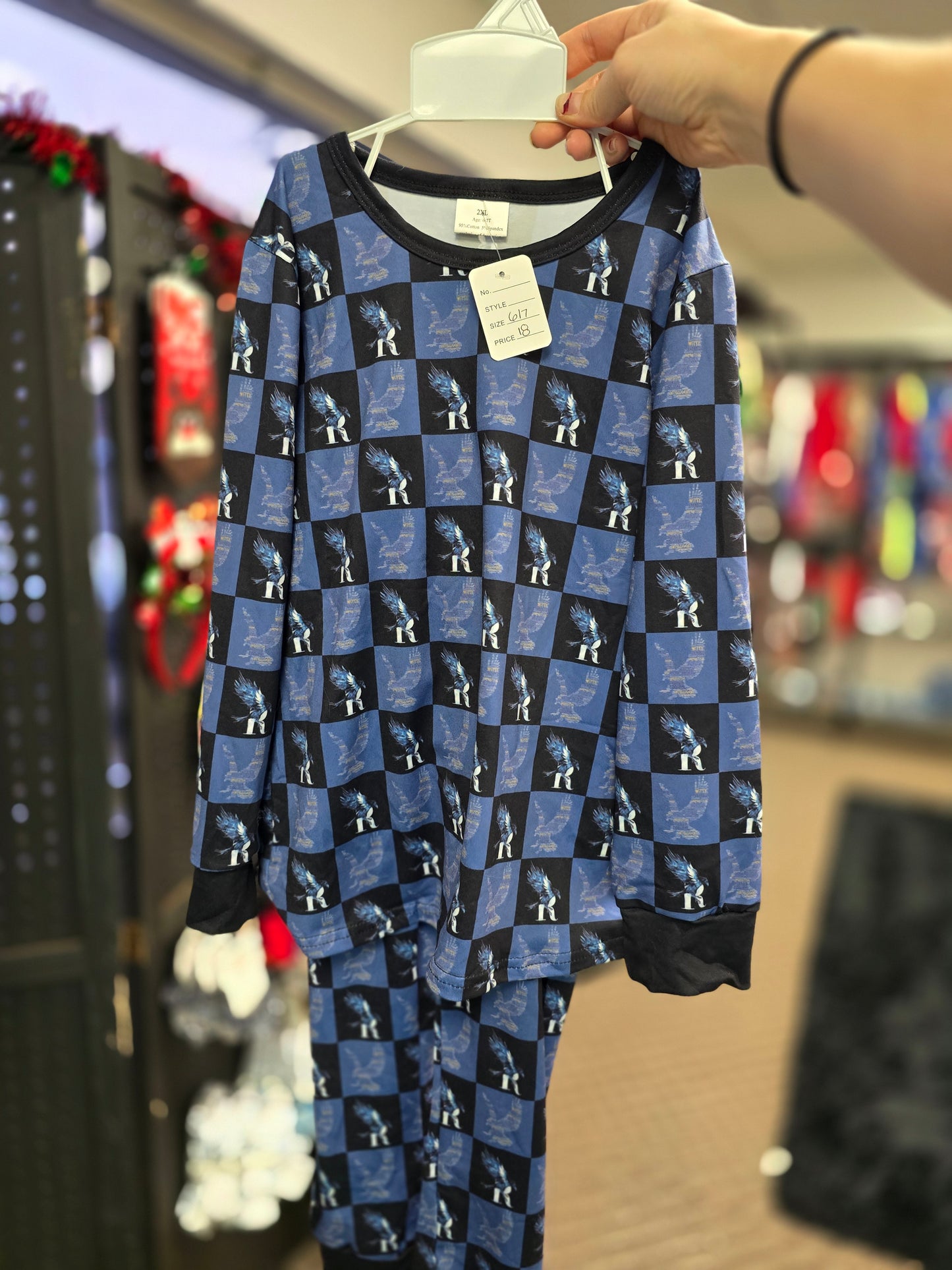 Raven wizard pjs