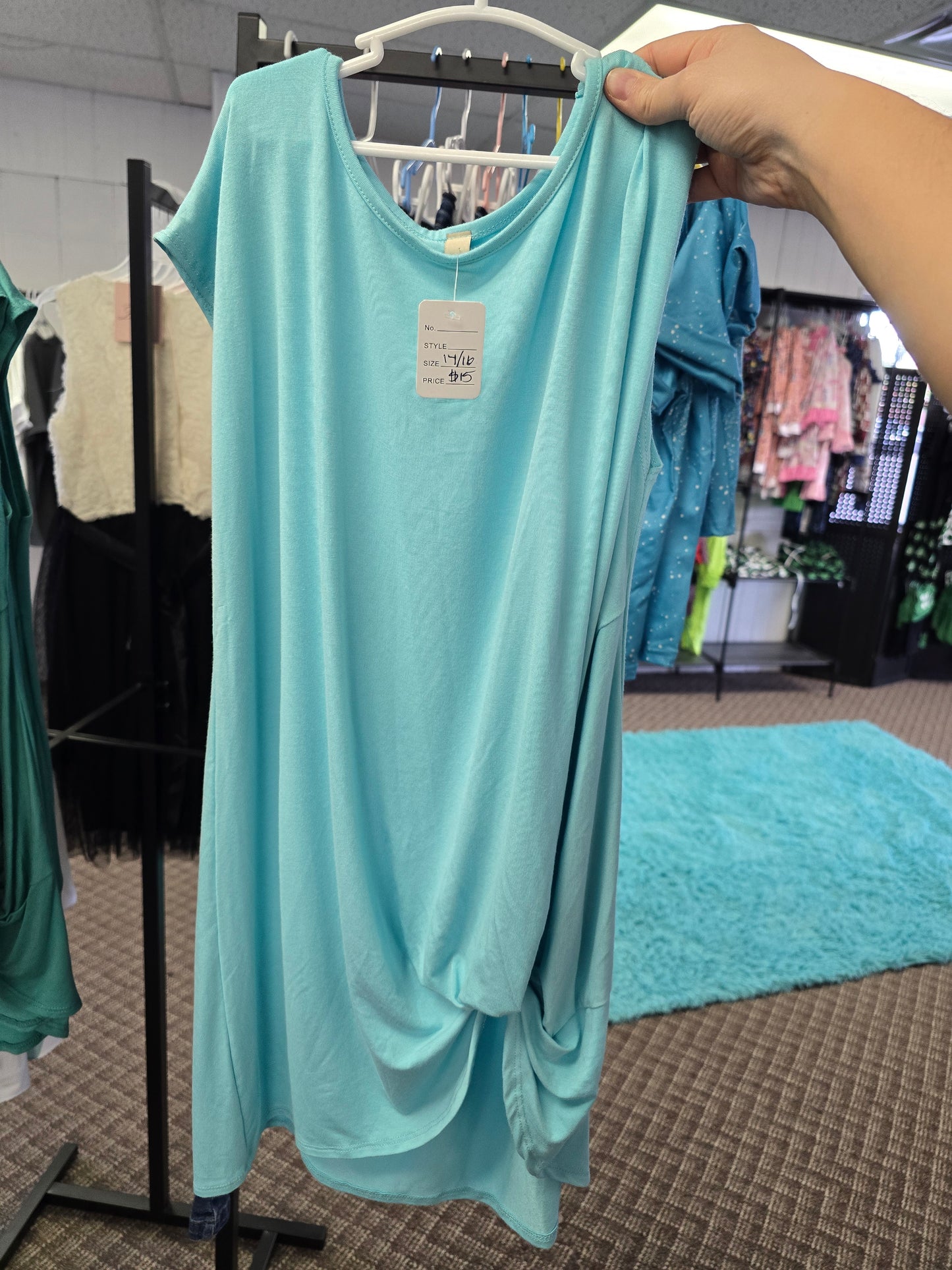 Teal top