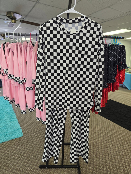 Checkered Lounge Set