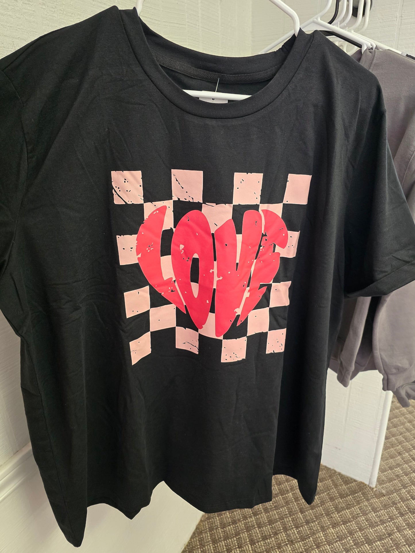 Checkered Love Tee